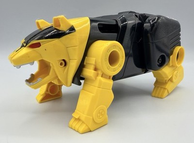 Vintage 1995 Bandai Mighty Morphin' Power Rangers Yellow Bear Deluxe Ninja Zord
