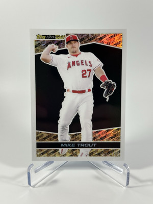 2021 Topps Chrome Mike Trout #BGC-3 Black Gold Refractor