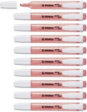 Highlighter - STABILO swing cool - Pack of 10 - Red