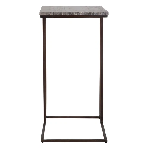 Uttermost Theodore Travertine Accent Table - Picture 3 of 6