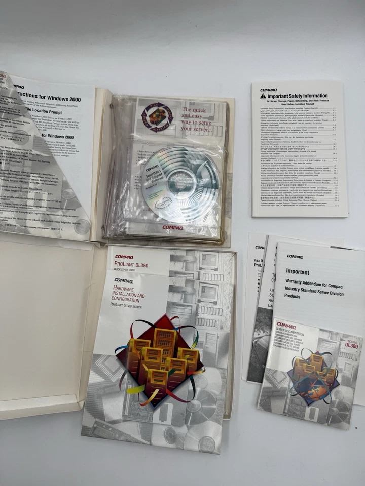 Compaq Cds Server Setup & Management & Reference Information Vintage - Image 2 of 4