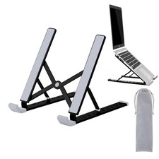 Laptop Stand for Desk, Adjustable Laptop Riser, Aluminum Alloy Foldable Porta...