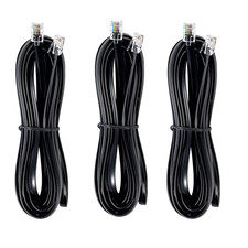 RJ12 Cable Phone Cord RJ12 6P6C Male to Male Straight Wired for Both Data and Vo