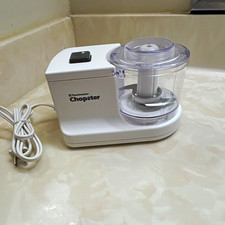 Toastmaster Electric Food Chopper 1111A 1 Cup 55W White/Clear Bowl Lid Blade