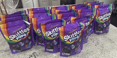 Skittles Pop'd Creepy Crunch Freeze Dried Halloween Candy - 23 Bag Lot!