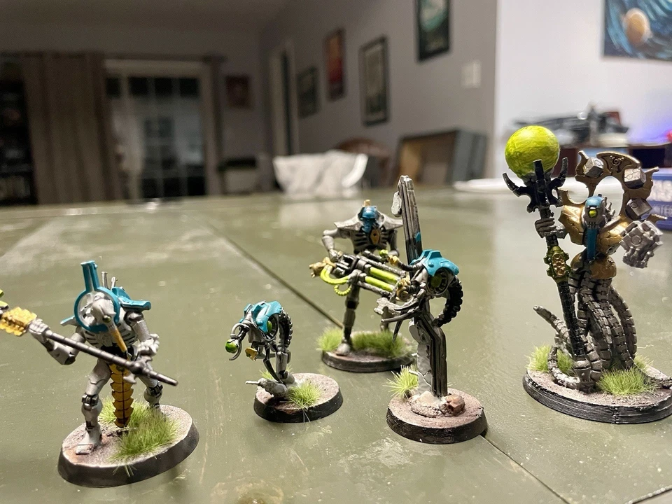 Equipo Hierotek Circle Kill - Warhammer 40K pintado + X2 proxies de resina Foto 3 de 3