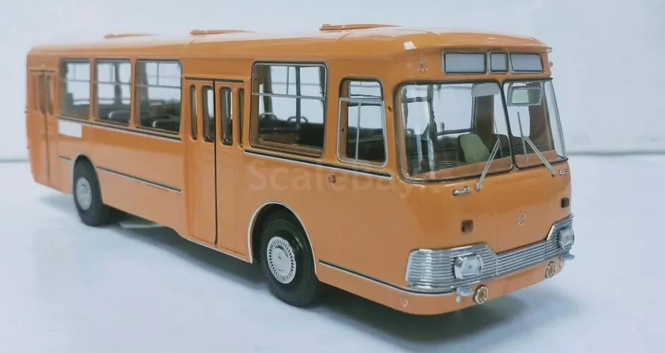 Modellino Autobus LIAZ 5919 Mirage 1:43, Modimio, Colori Blu/Giallo, Nuovo In Scatola