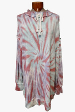 Free People NWT We The Free Best Catch Tie Dye Oversized Sweatshirt Top Sz.S