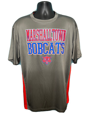 Marshalltown Bobcats XL Shirt Mascot 100% Polyester CG Cotton Gallery
