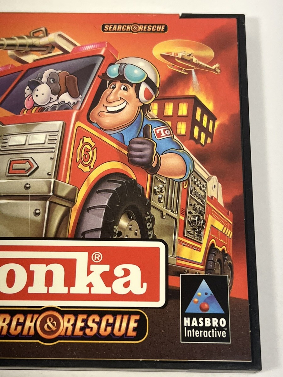 1997 Hasbro Interactive Tonka Search & Rescue PC CD Rom Game