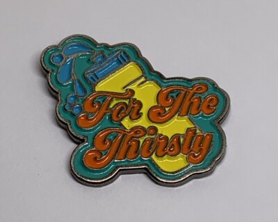 Water Bottle For The Thirsty Lapel Pin (206)