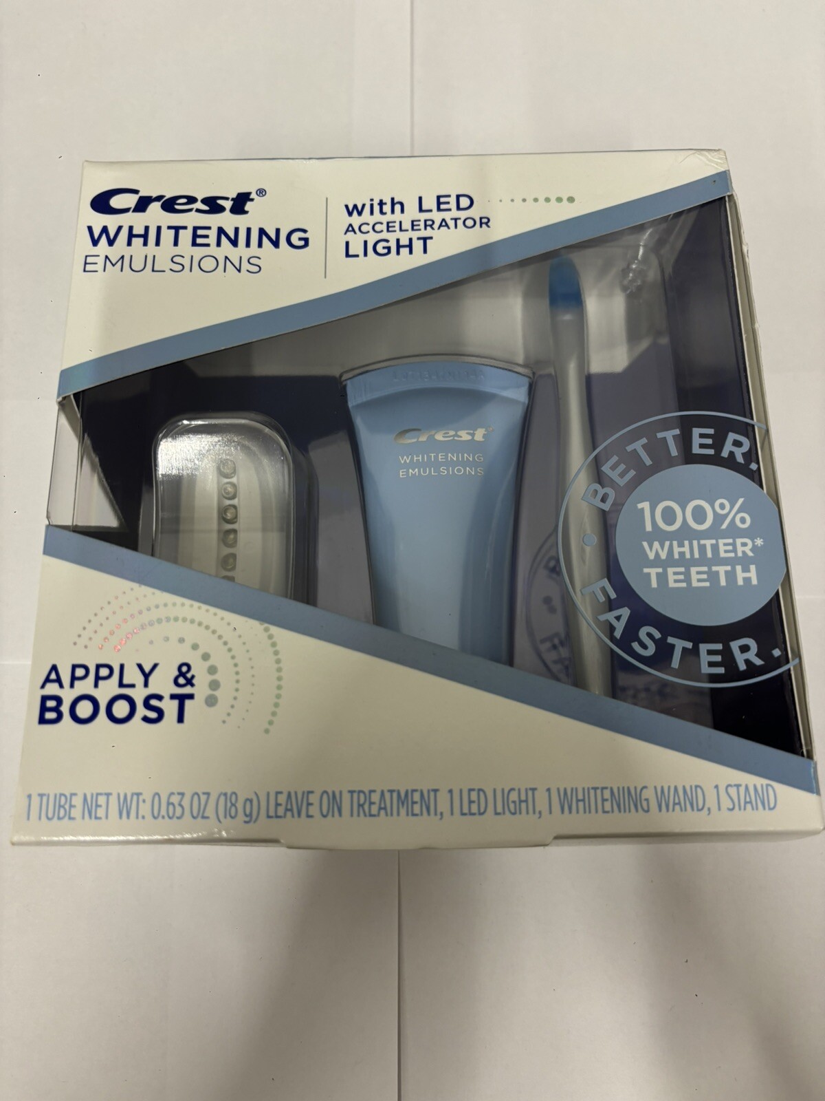 Emulsiones blanqueadoras de cresta con luz aceleradora LED blanqueador de dientes EXP 11/23