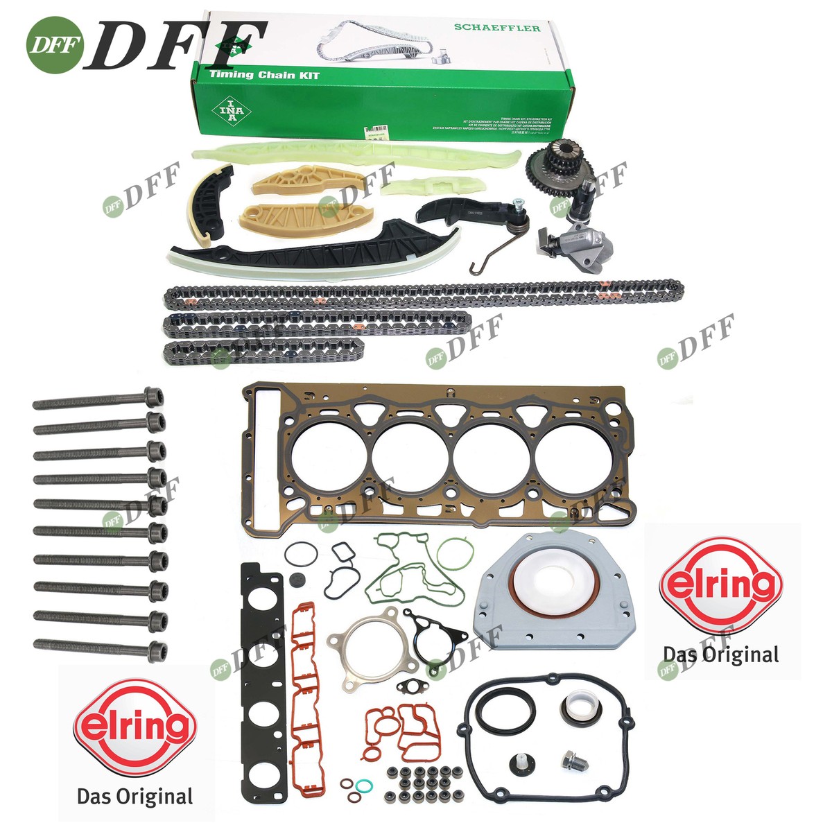 VW AUDI Timing Chain Kit 1.8 2.0TSI EA888 3rd And Half Generation