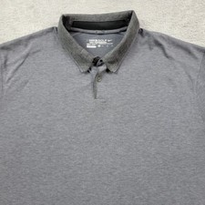 Nike Golf Tour Performance Polo Shirt Mens XL Gray Stretch Dri Fit Vented Collar