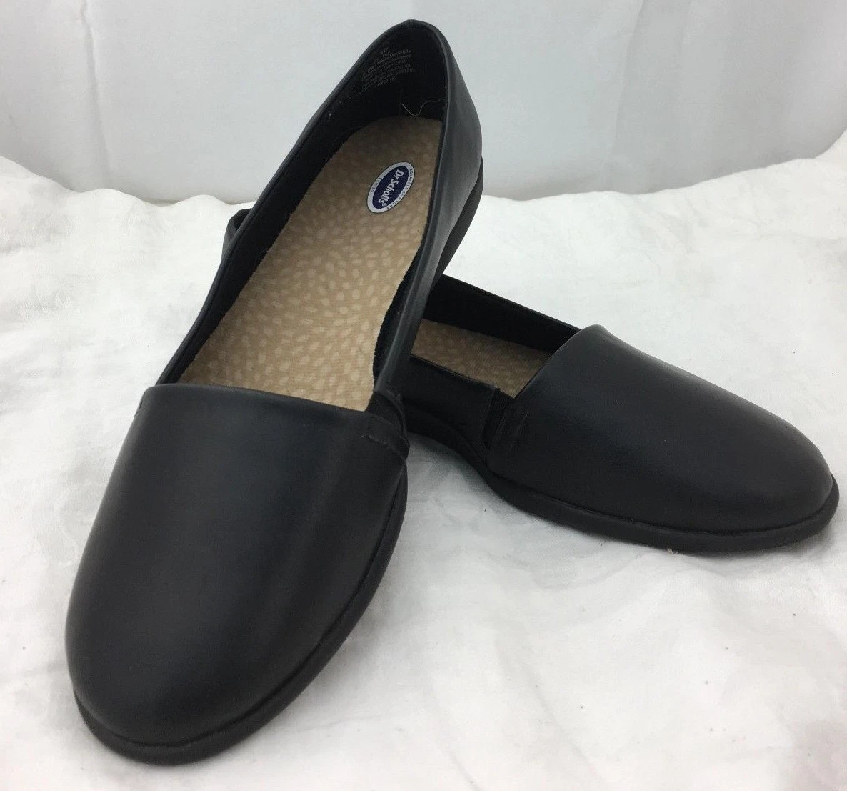 Dr scholl's slip on black sale