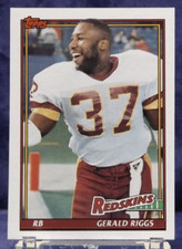1991 Topps #178 - Gerald Riggs - Washington Redskins - Near Mint