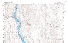 Mt. Perkins Quadrangle, Arizona-Nevada 1959 Topo Map USGS 15 Minute Topographic