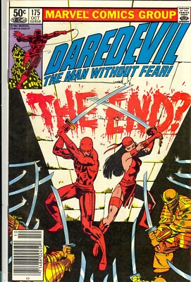 DAREDEVIL #175 w/ ELEKTRA vs. the HAND Frank Miller Marvel VF+