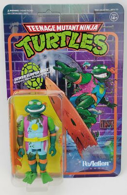 Figurine TMNT Super7 Ultimates - Sewer Surfer Mike - Michelangelo Tortues Ninja