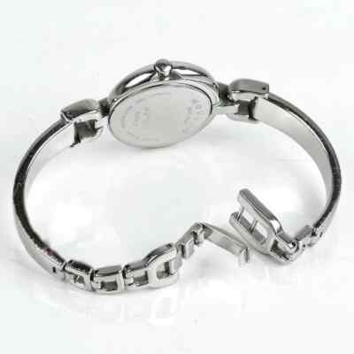Movado Vivo Diamond MOP Pink Dial Silver Bangle Women display picture 1