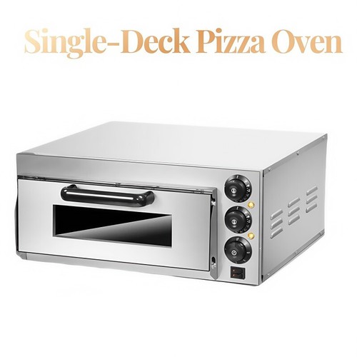 220V Electric Single-deck Pizza Oven Countertop Toaster Air Fryer Oven New