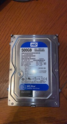 Western Digital 500GB,Internal,7200 RPM,3.5inch (WD5000AAKX) Hard Drive