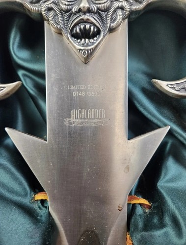 Highlander 20th Anniversary Sword Collection - The Kronos Sword #148/3500 L403SF - Picture 4 of 13