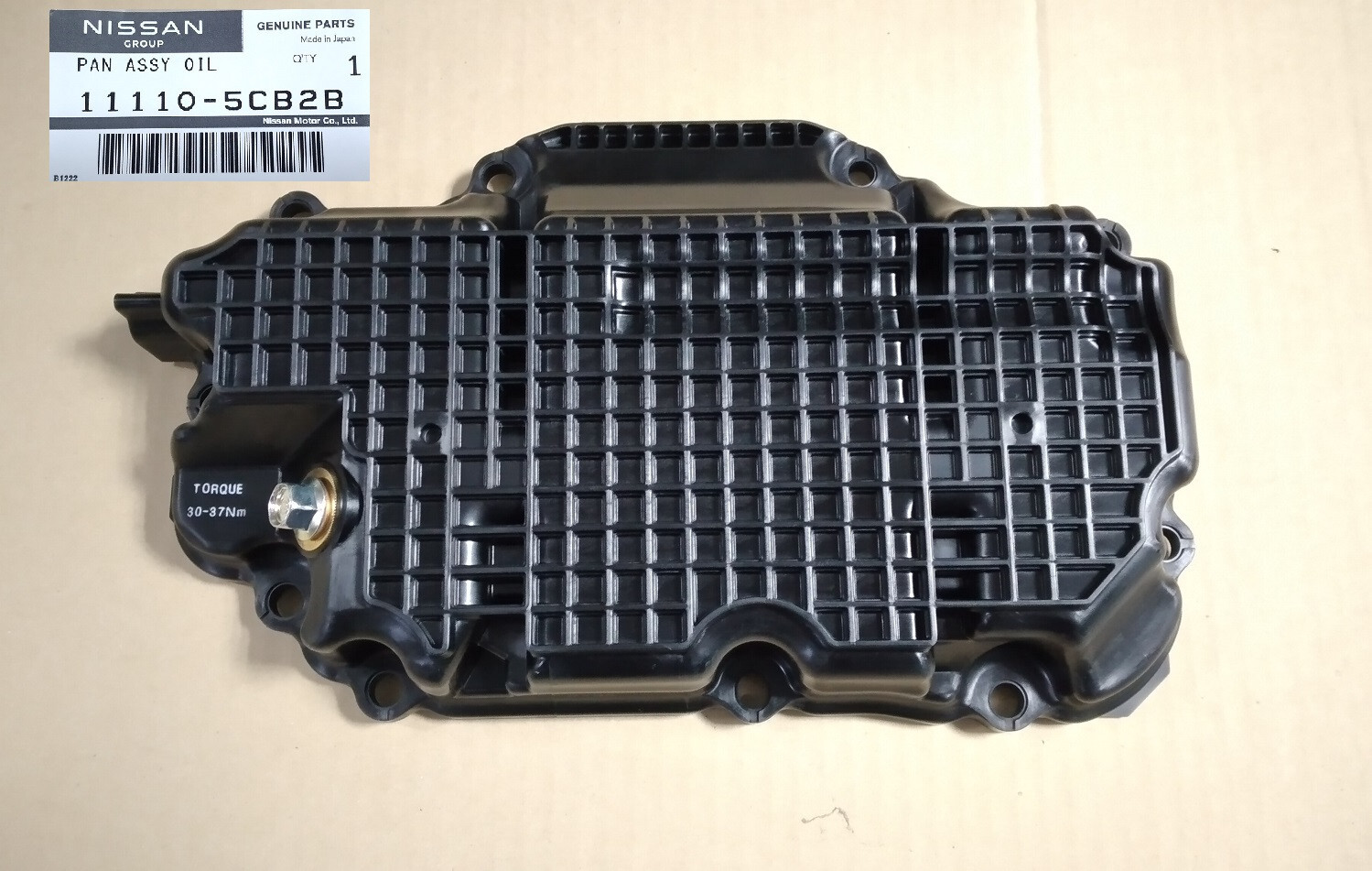 Genuine Engine Lower Oil Pan Infiniti Q50 Q60 3.0L 2016 2021 AWD