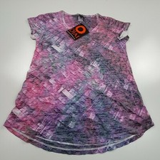 Ojai Women's Burnout Scoop Neck Top Shirt Made In USA Size XS