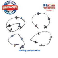 4 ABS Wheel Speed Sensor  Front Rear L / R Fits: Honda C-RV 07-11 Built in Japan