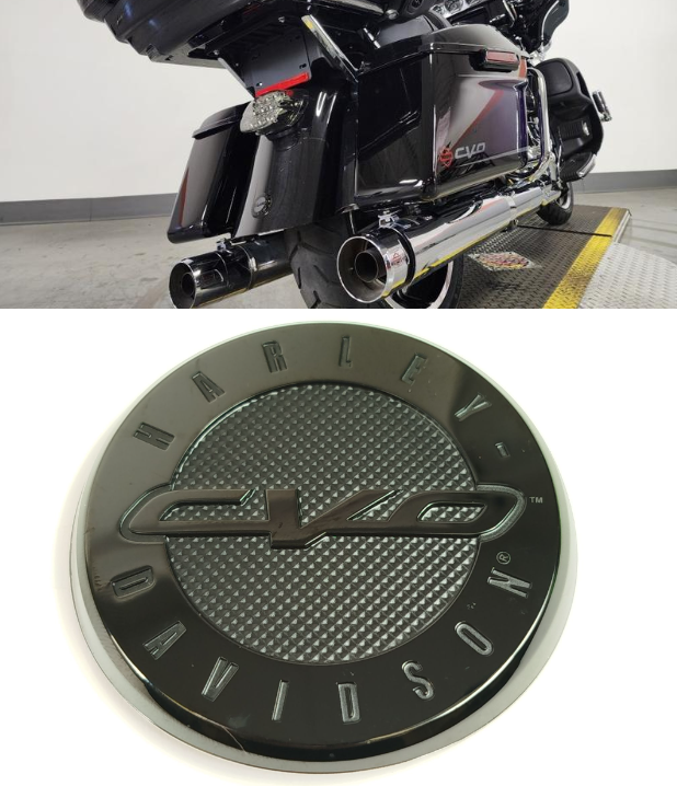 Harley Davidson CVO Touring Gloss Black Rear Fender Medallion