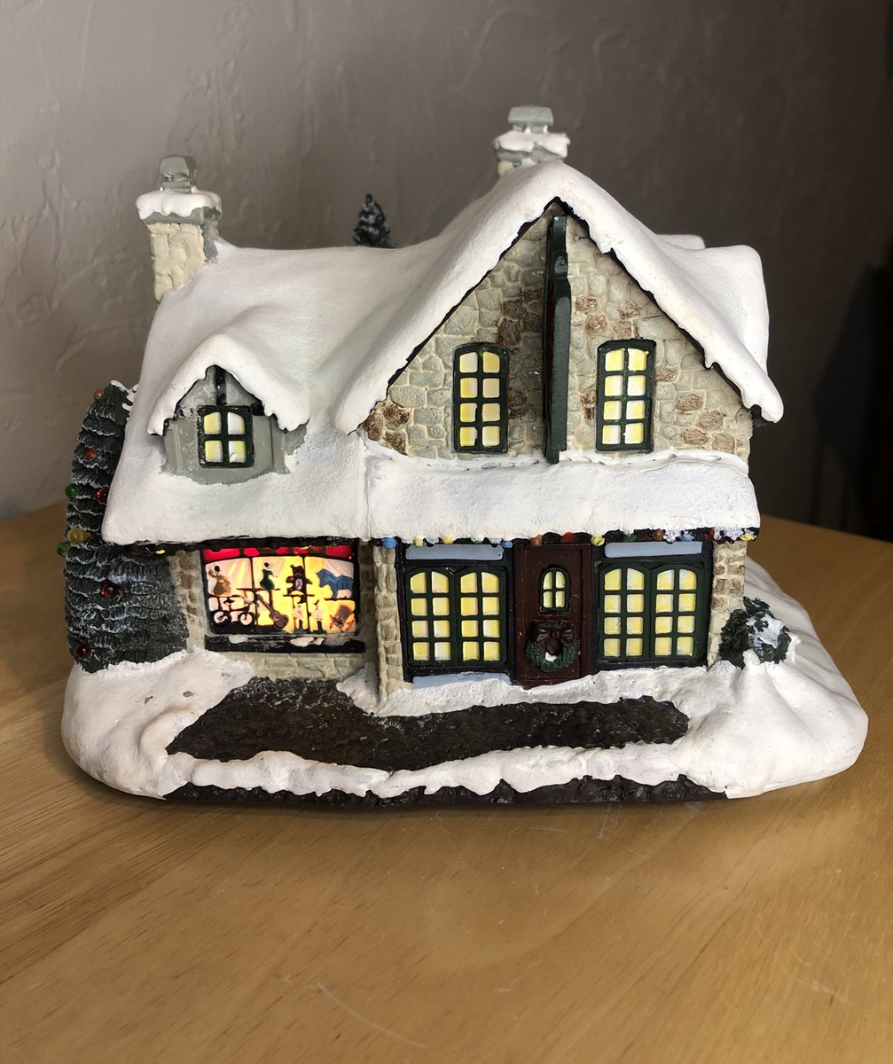 Thomas Kinkade Village Christmas Collection Santa's Workshop Toys