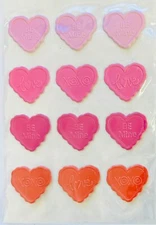 Valentine's Day Heart Wax Seals Stickers Planner Envelope Cards Supply Crafts