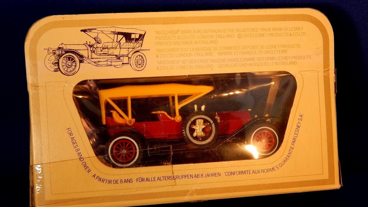 MATCHBOX LESNEY 1978 MODELS OF YESTERYEAR Y-9 1912 SIMPLEX