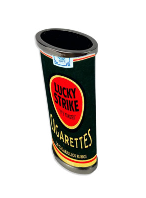 Lucky Strike ad Lighter sleeve Metal Handmade GREEN
