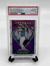 2021 Rookies & Stars Crusade TREVOR LAWRENCE Jaguars Rookie Purple #/35 PSA 10
