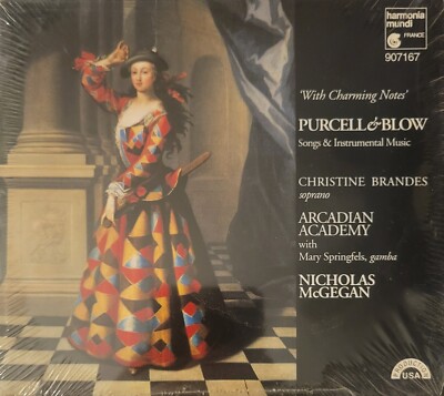 Henry Purcell John Blow Charming Notes Arcadian Academy CD 1995 Harmonia Mundi