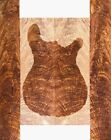 Set of 5A Figure Burma Rosewood Guitar Top and Sides Luthier Supply