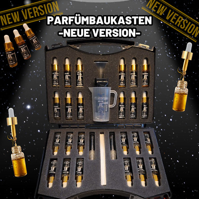 Parfümbaukasten ''Neue Version''   Dein individuelles Parfüm -24x5ml Duftöle-