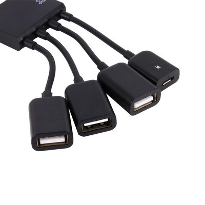 Multifunctional USB OTG Host Hub Cable For Smartphone