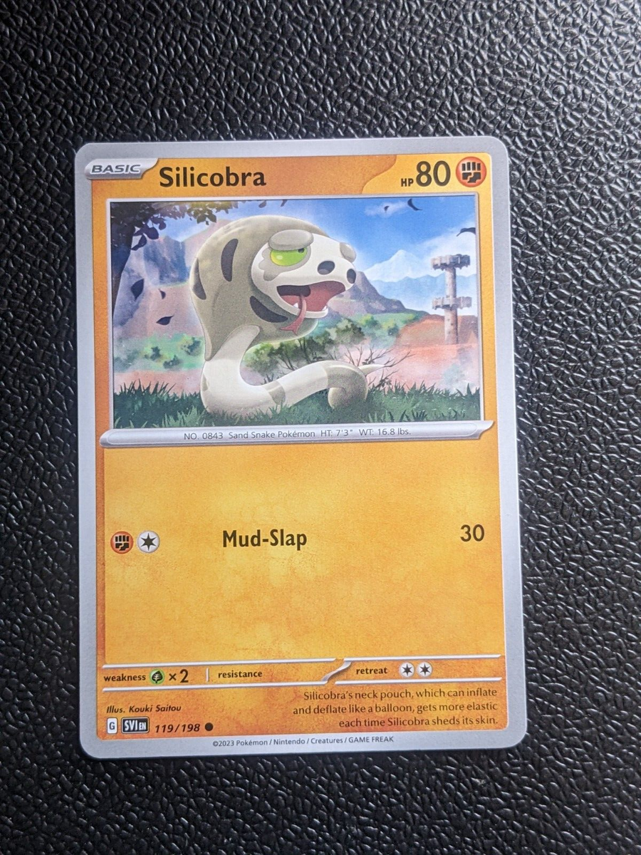 silicobra pokemon card value - SV070/SV122 - Shining Fates - Shiny Vault Colorless Artist Silicobra 119/198 - 2023 Pokemon