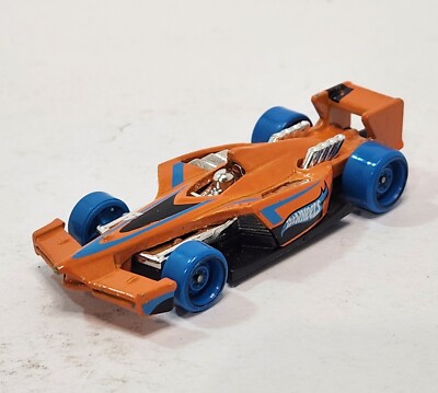 Hot Wheels Indy F1 Race Car Orange CFG97 2014 #HW-393