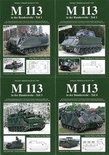 Tankograd 5032-5035 M113 in der Bundeswehr Teil 1-4 Panzer-Modellbau/Fotos/BW