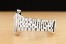 ROLEX OYSTER PERPETUAL DATE 34MM 1500 PINK DIAMOND DIAL STAINLESS STEEL WATCH 5