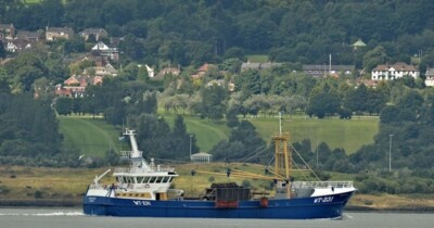 Foto 6x4 The \''Emerald Gratia\'', Belfast Lough (August 2015) Queens Isla c2015