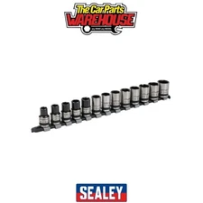 Sealey AK2742B Premier Black Lock-On™ Socket Set 1/2"Sq Drive 13pc