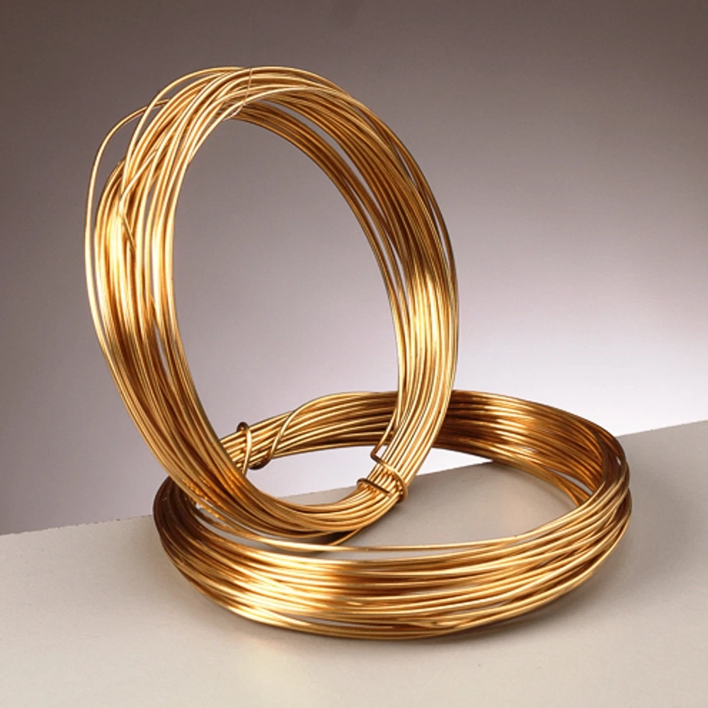 0.6 mm 22 gauge REAL GOLD PLATED CRAFT JEWELLERY WIRE 10
