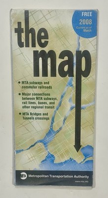 NEW YORK CITY MTA SUBWAY MAP-MARCH, 2008 METROPOLITAN TRANSPORTATION AUTHORITY