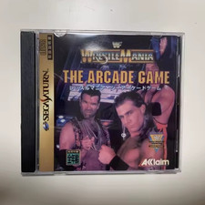 Acclaim WWF WrestleMania: The Arcade Game Sega Saturn NTSC-J 1996 w/ Manual