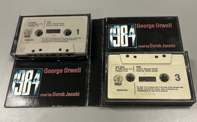 George Orwell's 1984 audiobook ( cassette , abridged , read by